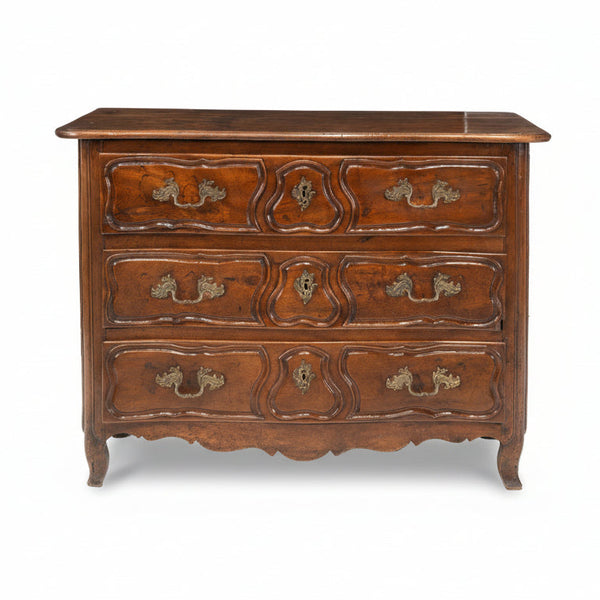 A Regence Period Walnut Commode