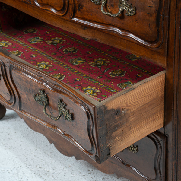 A Regence Period Walnut Commode