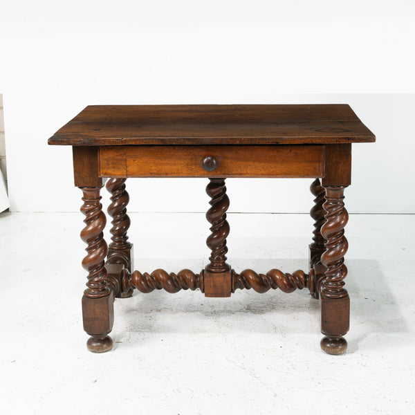 A Louis XIII Walnut Side Table