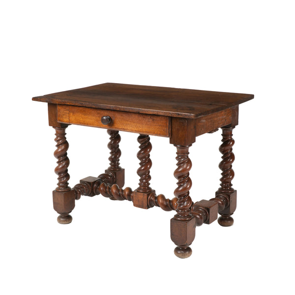 A Louis XIII Walnut Side Table