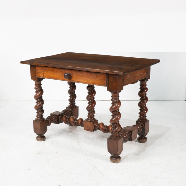 A Louis XIII Walnut Side Table