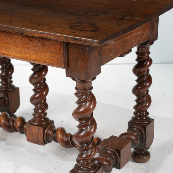A Louis XIII Walnut Side Table