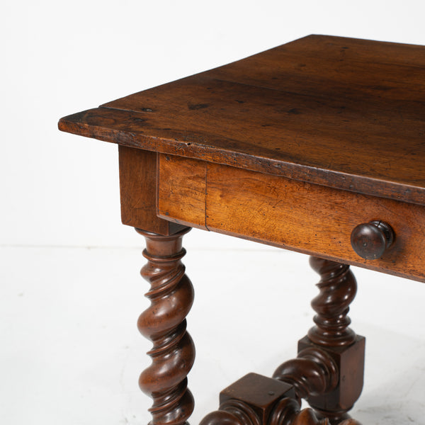 A Louis XIII Walnut Side Table