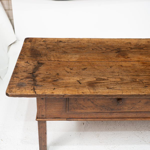 A Large 19th Century French Provincial Oak Coffee Table