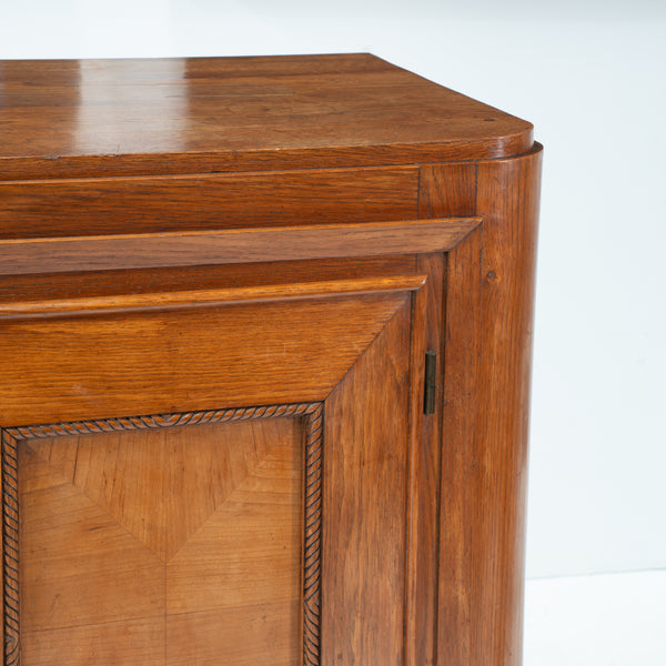 A French Art Deco Oak and Fruitwood Enfilade