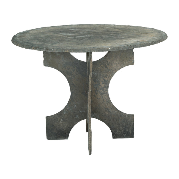 A late 19th century Primitive Slate Centre Table