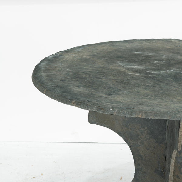 A late 19th century Primitive Slate Centre Table