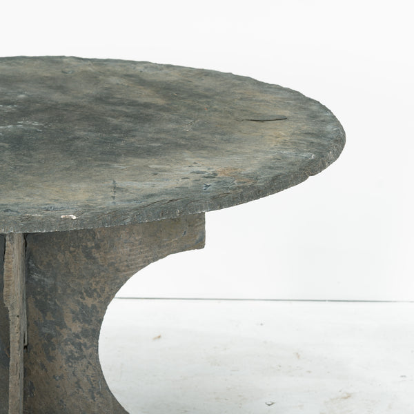 A late 19th century Primitive Slate Centre Table