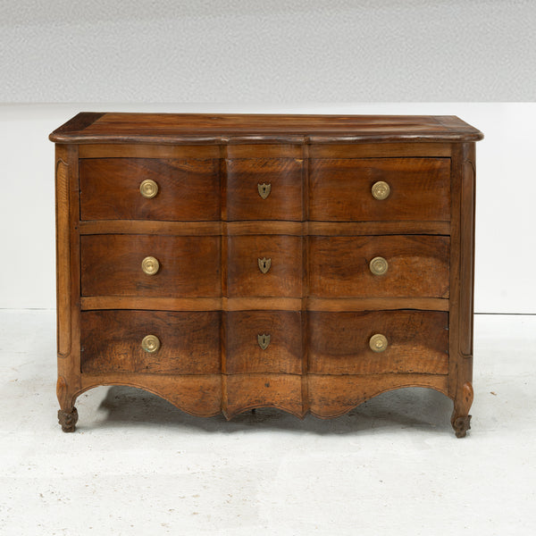 Louis XVI  Walnut Crossbow Chest of Drawers