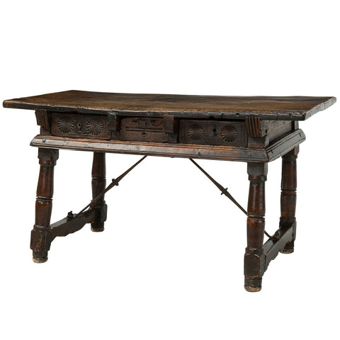 17th Century Spanish Walnut Console Table