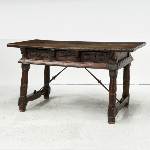 17th Century Spanish Walnut Console Table
