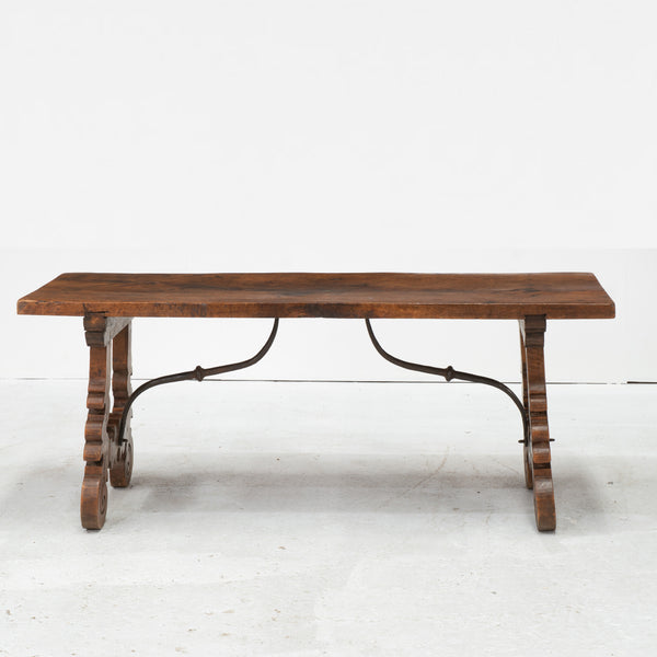 Early 20th Century Spanish Walnut Coffee Table