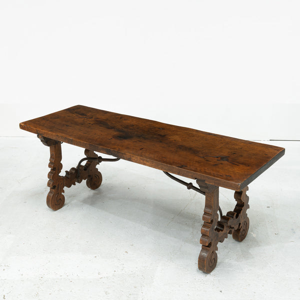 Early 20th Century Spanish Walnut Coffee Table