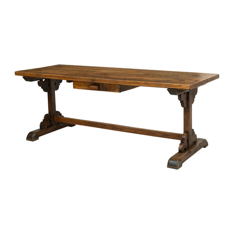 19th Century French Oak Refectory Table
