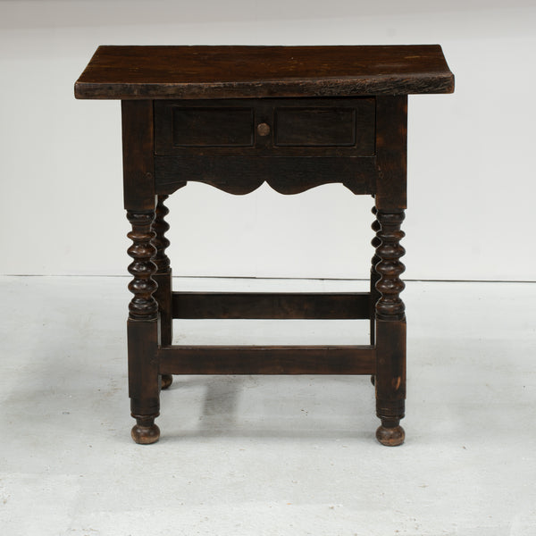 18th Century Style Spanish Chestnut Side table