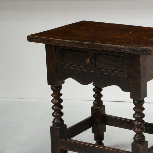 18th Century Style Spanish Chestnut Side table
