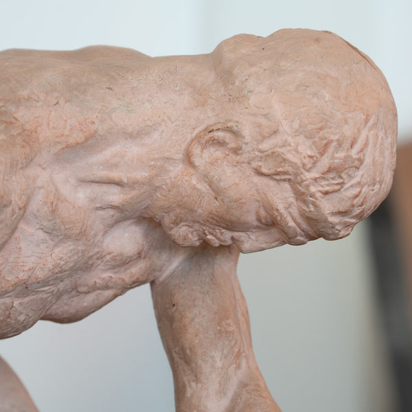 Sisyphus by Henri Bargas (b. Paris, 1885 — active 1920s–1930s)