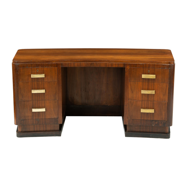 Art Deco Rosewood Desk in the Manner of Paul Dupré-Lafon