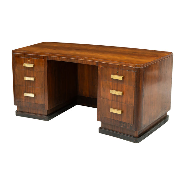 Art Deco Rosewood Desk in the Manner of Paul Dupré-Lafon