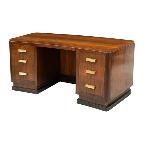 Art Deco Rosewood Desk in the Manner of Paul Dupré-Lafon