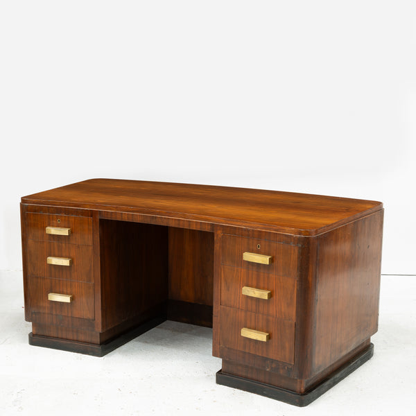 Art Deco Rosewood Desk in the Manner of Paul Dupré-Lafon