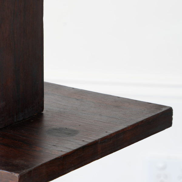 Art Deco Two Tier Standard Lamp in Rosewood