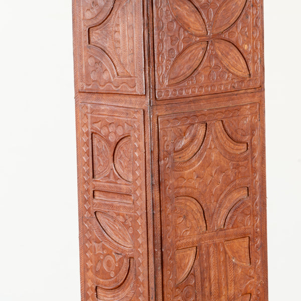 Mid 20th Century Embossed Leather Floor Lamp