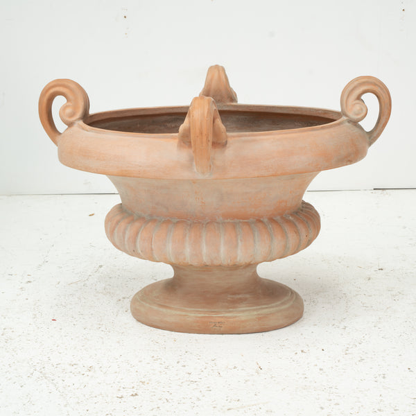 A Large Italian Paolo MARIONI Terracotta Garden Pot