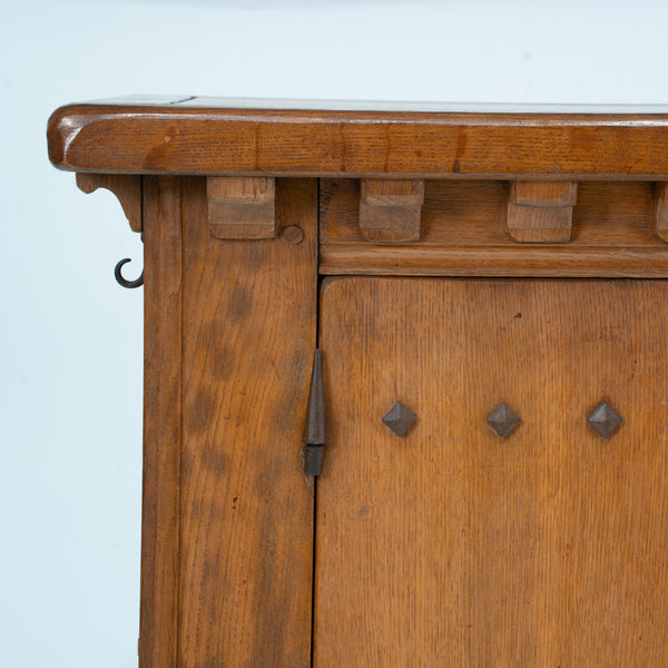 1960s Oak Sideboard in French Modern Rustic Style