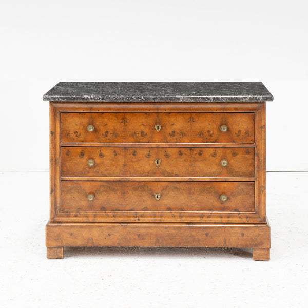 Louis Philippe Burl Walnut Commode