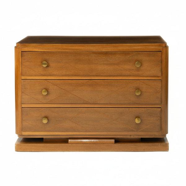 Late Art Deco Curved Commode