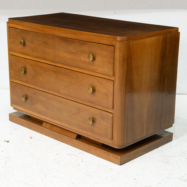 Late Art Deco Curved Commode