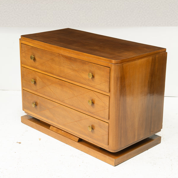 Late Art Deco Curved Commode