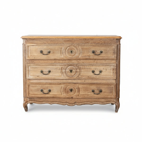 Louis XVI Bleached Oak Commode