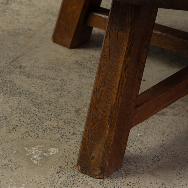 A Brutalist  Circular Coffee Table