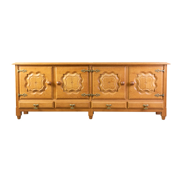 Guillerme Et Chambron Large Buffet "lorrain", Your House Edition Circa 1970