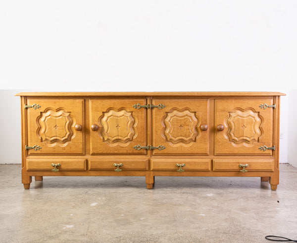 Guillerme Et Chambron Large Buffet "lorrain", Your House Edition Circa 1970