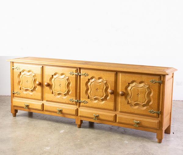 Guillerme Et Chambron Large Buffet "lorrain", Your House Edition Circa 1970