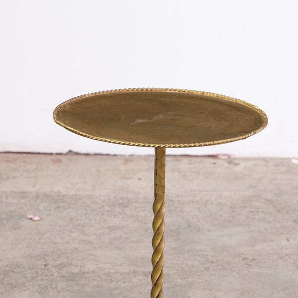 Spanish Gilt Martini Table on Tray Base