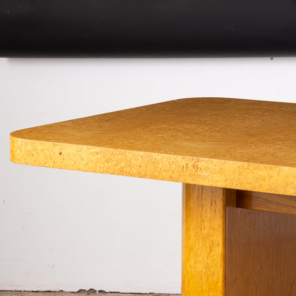 Art Deco Birdseye Maple and Rosewood Dining Table