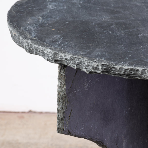 A Primitive Slate Centre Table