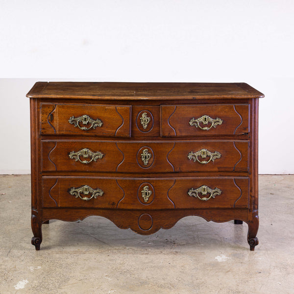 A Louis XIV Style Oak Commode