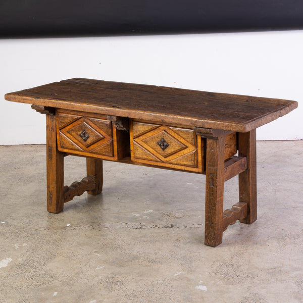 An 18th Century Spanish Oak Low Table/Coffee Table