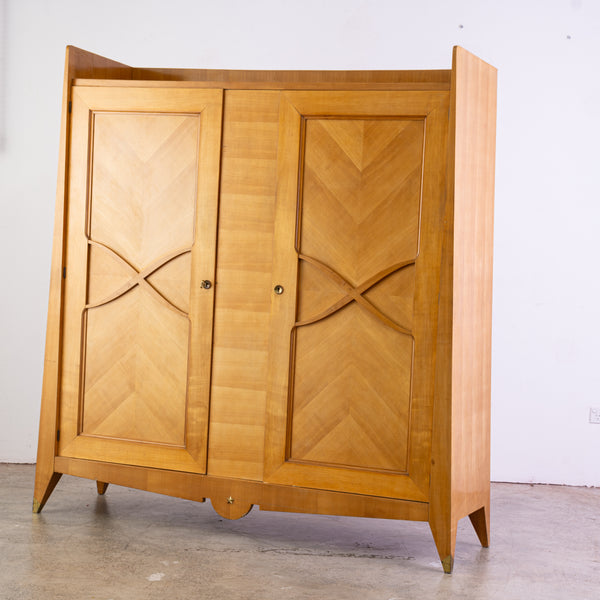 A  1950s Sycamore Armoire in the Manner of Andre Arbus