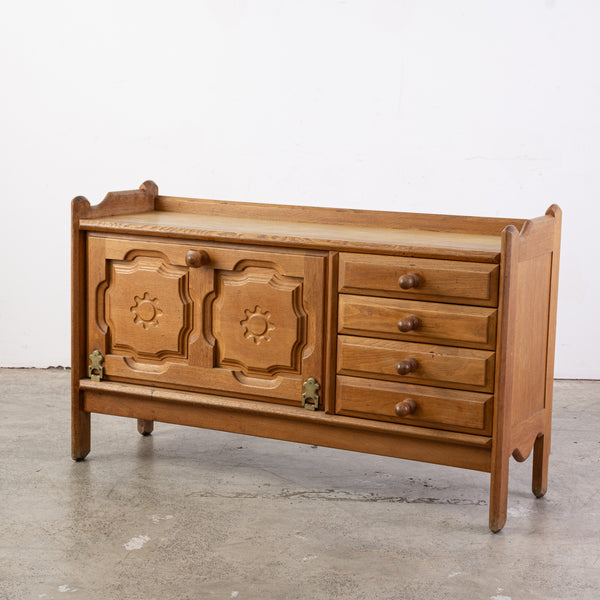 Low sideboard "Bourbonnais" by Robert GUILLERME (1913 - 1990) & Jacques CHAMBRON (1914 - 2001)