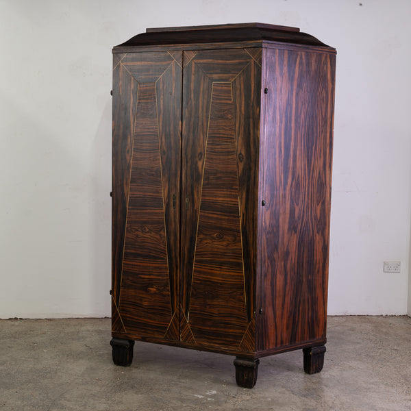 An Art Deco Macassar Ebony Cabinet attributed to Louis Sognot (1892 - 1969)