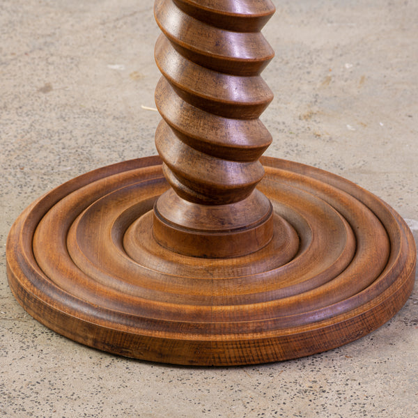 A Charles Dudouyt Style Oak Side Table