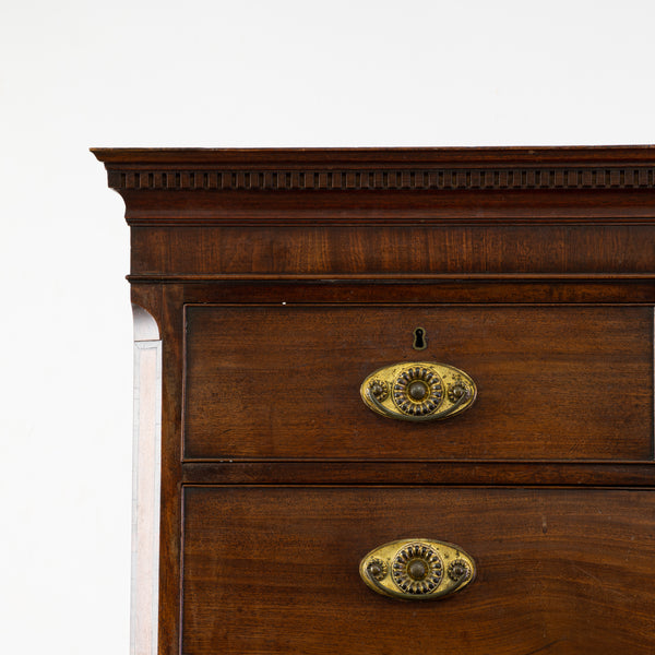 A George III Mahogany Chest on Chest