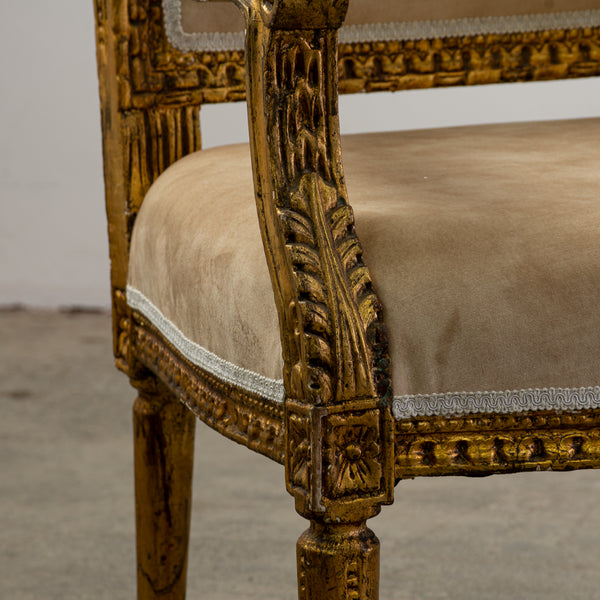 Pair of Louis XVI GIltwood  Fautiels
