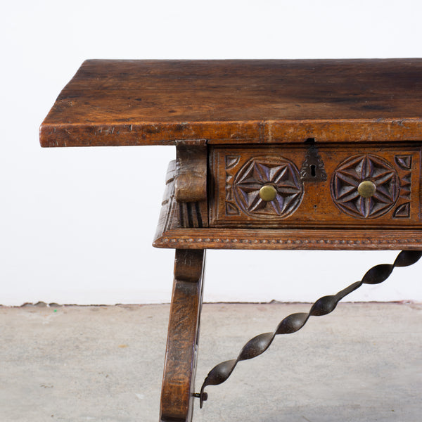 A Carlos II Walnut Console Table